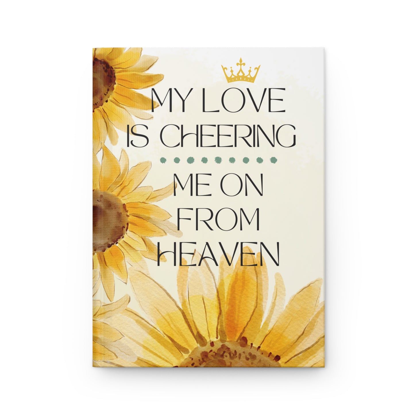 Grief Journal for Loss of Loved One, Cheering Me On From Heaven