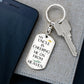 Uncle Memorial Engravable Keychain, Cheering Me On From Heaven