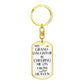 Granddaughter Memorial Engravable Keychain, Cheering Me On From Heaven