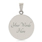 Memorial Engravable Necklace, Cheering Me On From Heaven