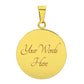 Memorial Engravable Necklace, Cheering Me On From Heaven