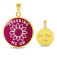 Memorial Engravable Necklace, Cheering Me On From Heaven