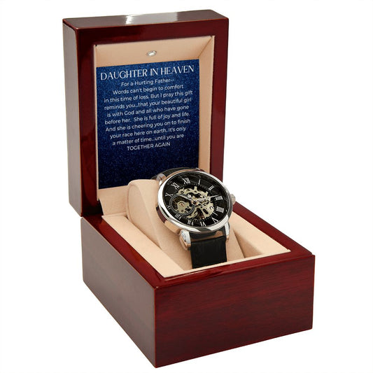 Men's Memorial Watch for Loss of Daughter