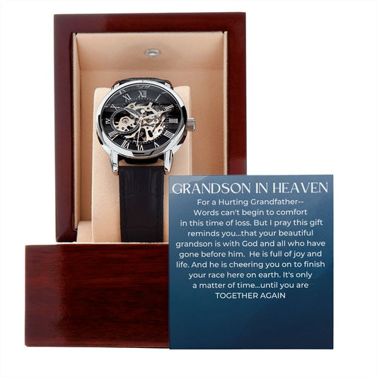 Men's Memorial Watch for Loss of Grandson