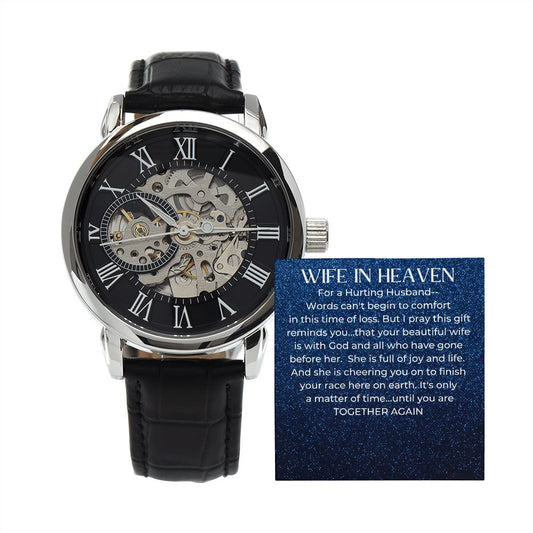 Men's Memorial Watch for Loss of Wife