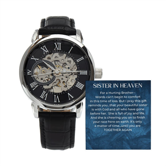 Men's Memorial Watch for Loss of Sister