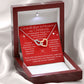 Grandfather In Heaven for Christmas Memorial Heart Necklace