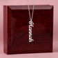 Memorial Name Necklace for Loss of Son, Grandon